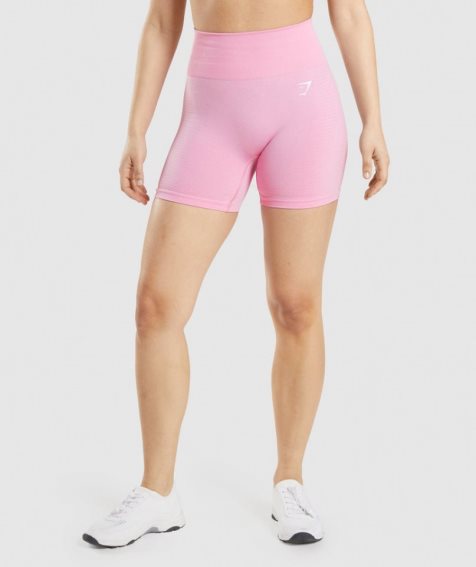 Gymshark Vital Seamless 2.0 Kurze Hose Damen Rosa | AT-14-NSAK