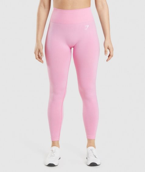 Gymshark Vital Seamless 2.0 Leggings Damen Rosa | AT-09-MXZB