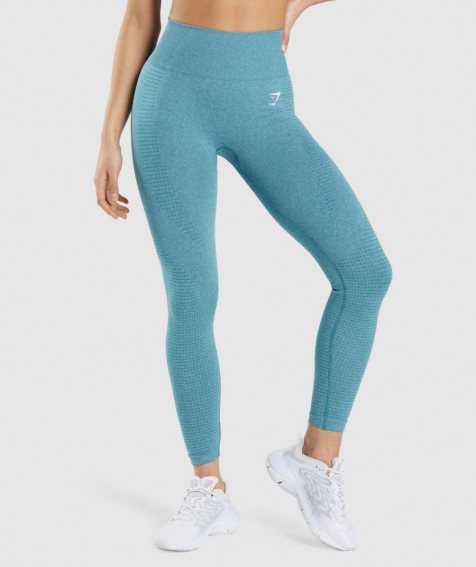 Gymshark Vital Seamless 2.0 Leggings Damen Türkis | AT-86-JPWR