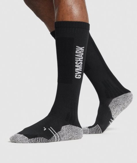 Gymshark Weightlifting Socken Schwarz | AT-76-CWHL