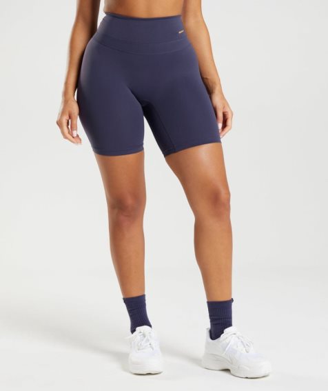 Gymshark Whitney Cycling Kurze Hose Damen Navy | AT-05-BVYU