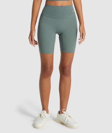 Gymshark Whitney Cycling Kurze Hose Damen Grün | AT-34-EANJ