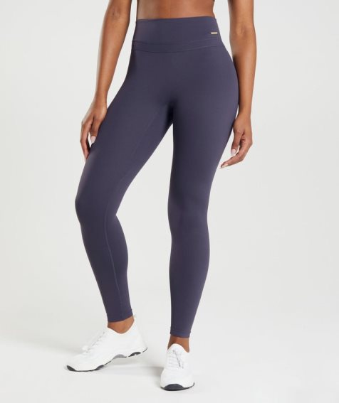 Gymshark Whitney High Rise Leggings Damen Navy | AT-13-BZSU