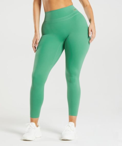 Gymshark Whitney High Rise Leggings Damen Grün | AT-80-AUNW