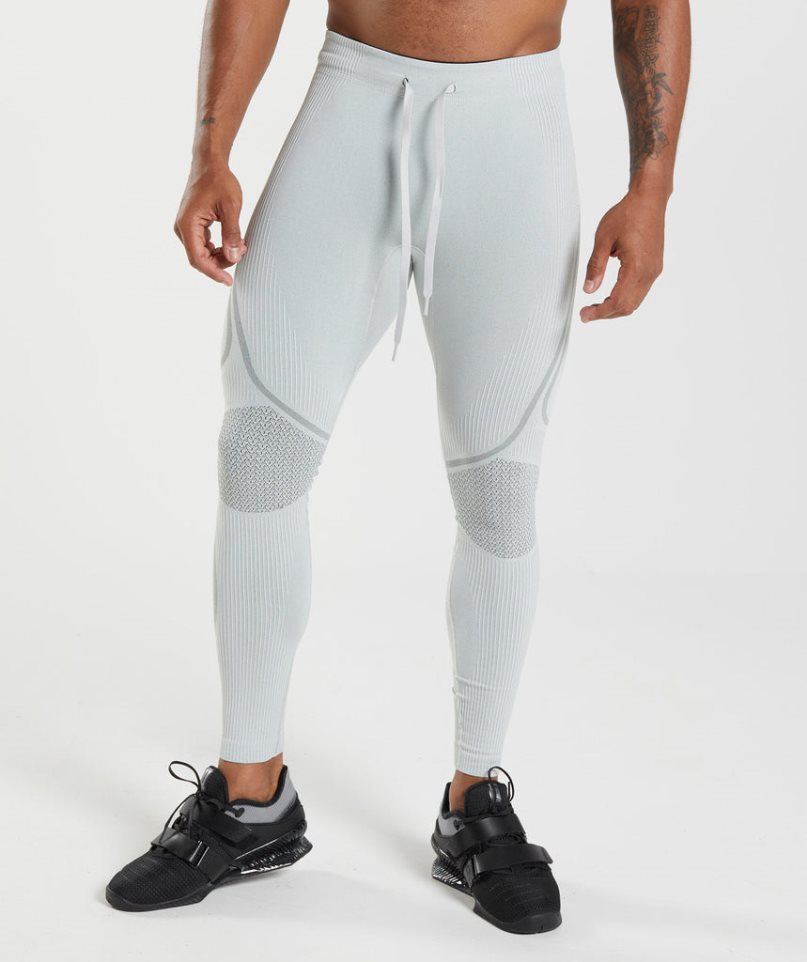 Gymshark 315 Seamless Leggings Herren Hellgrau | AT-06-RKQN