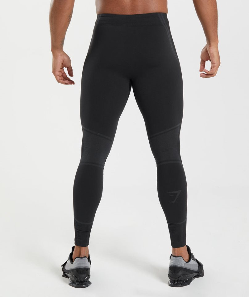 Gymshark 315 Seamless Leggings Herren Schwarz | AT-48-XRSD