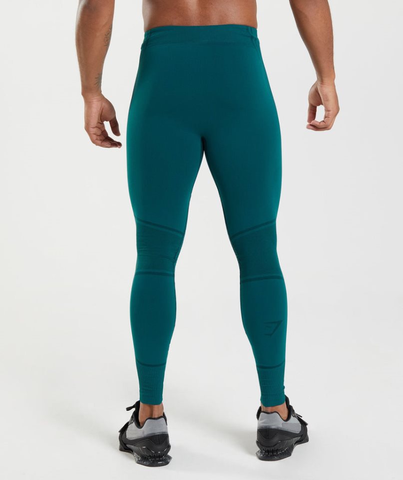 Gymshark 315 Seamless Leggings Herren Türkis | AT-90-PUVW