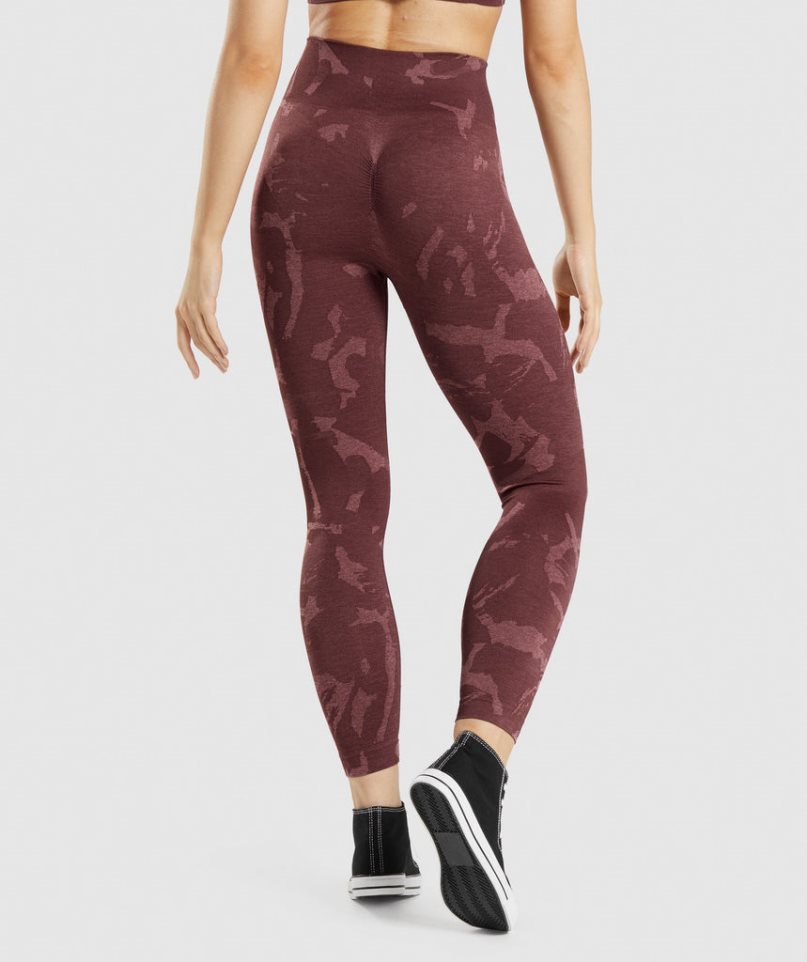 Gymshark Adapt Camo Seamless Leggings Damen Braun | AT-84-UNSI