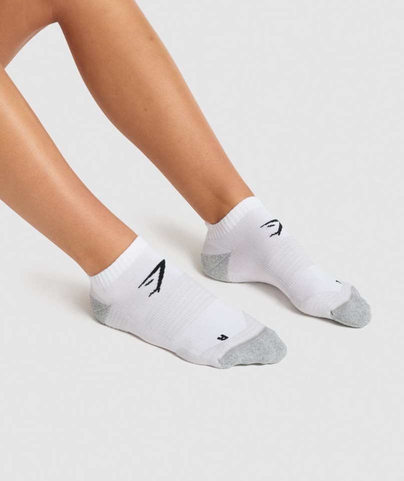 Gymshark Ankle Performance Socken Weiß | AT-35-DGUJ