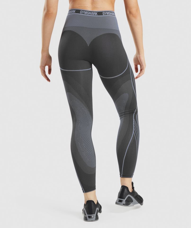 Gymshark Apex Seamless High Rise Leggings Damen Schwarz | AT-74-AUKP