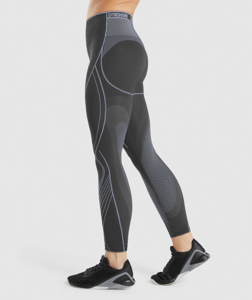 Gymshark Apex Seamless High Rise Leggings Damen Schwarz | AT-74-AUKP