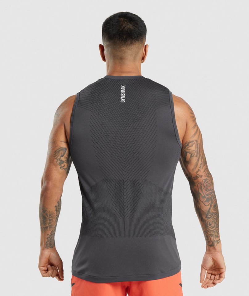 Gymshark Apex Seamless Muskelshirt Herren Schwarz | AT-61-ZKDH