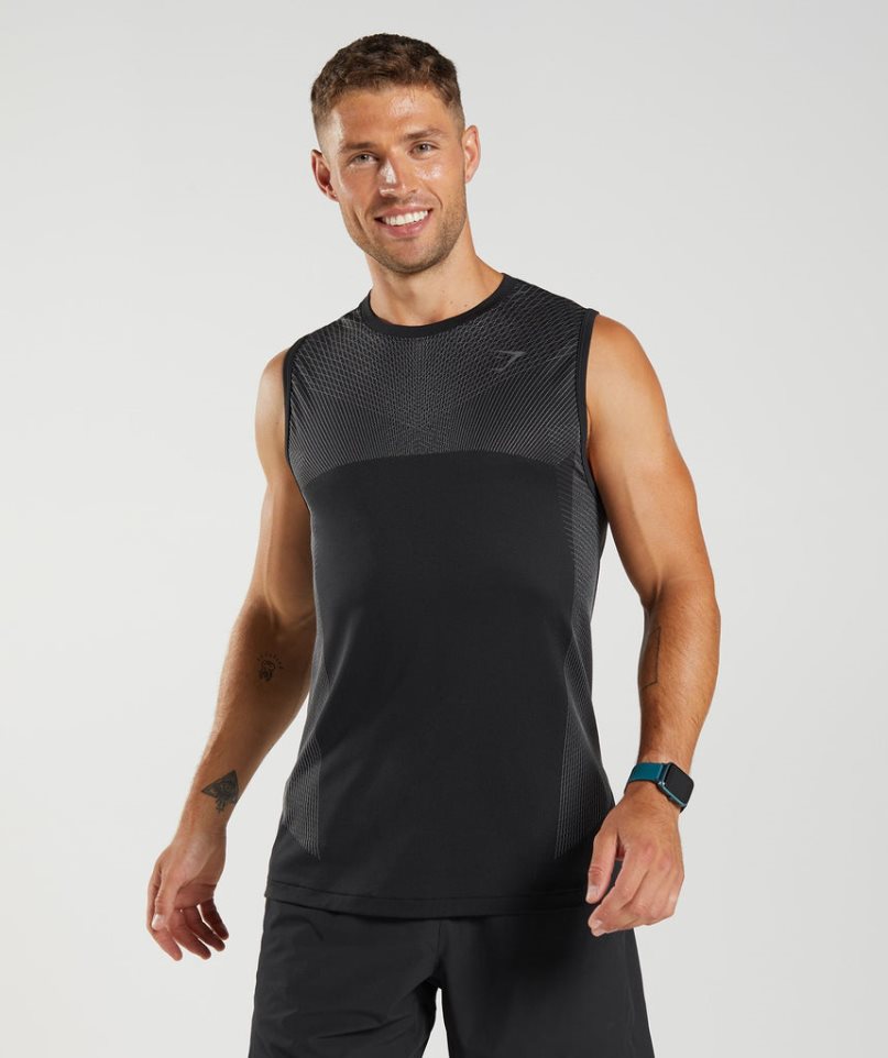 Gymshark Apex Seamless Muskelshirt Herren Schwarz | AT-92-WNUL