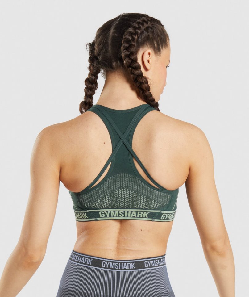 Gymshark Apex Seamless Sport Bh Damen Grün | AT-21-ZJXE