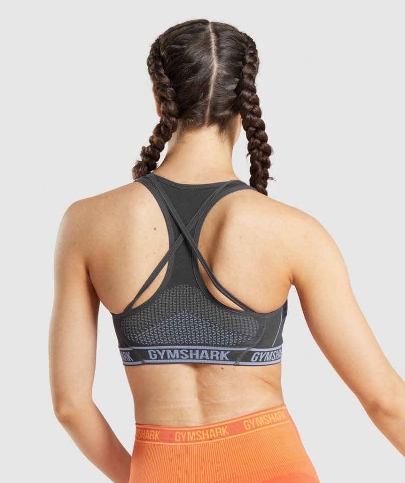 Gymshark Apex Seamless Sport Bh Damen Schwarz | AT-49-VGWF