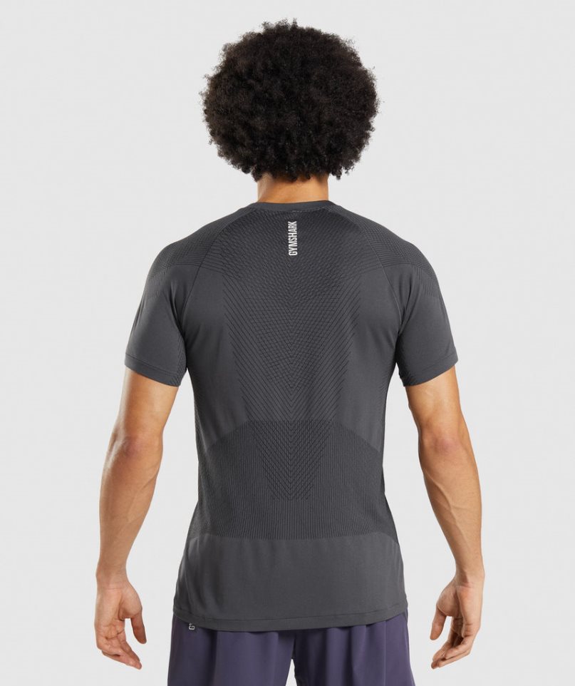 Gymshark Apex Seamless T-shirts Herren Schwarz | AT-37-WNZG