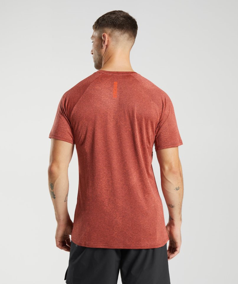 Gymshark Apex T-shirts Herren Braun | AT-50-VOQJ