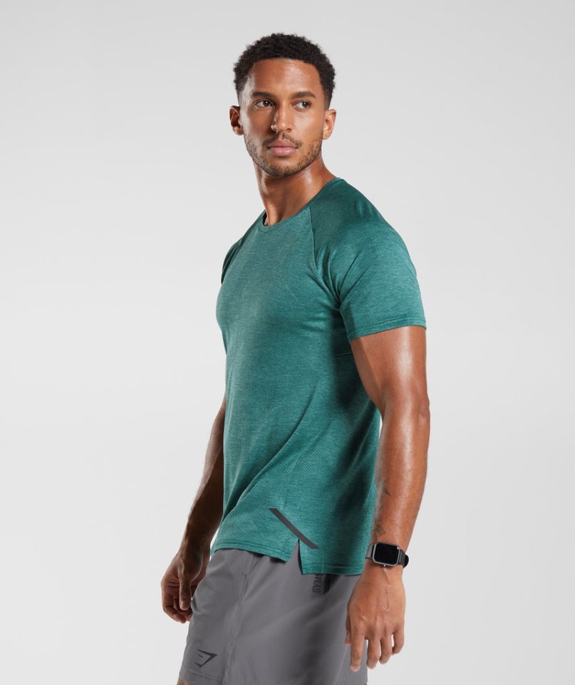 Gymshark Apex T-shirts Herren Grün | AT-18-STZL