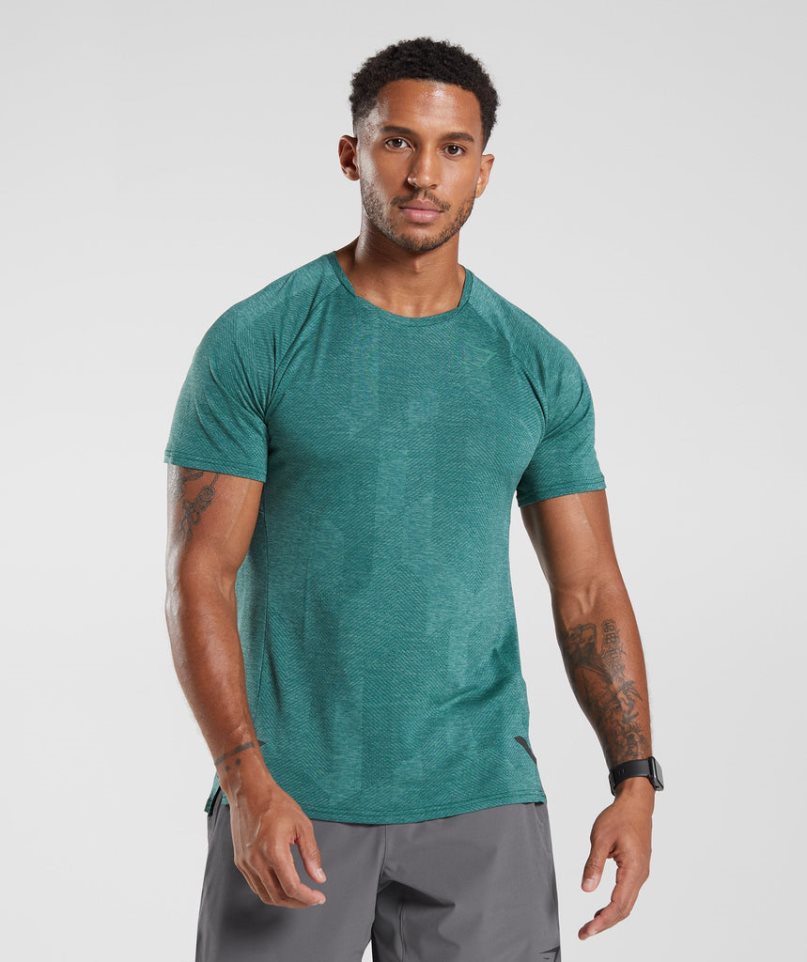 Gymshark Apex T-shirts Herren Grün | AT-18-STZL