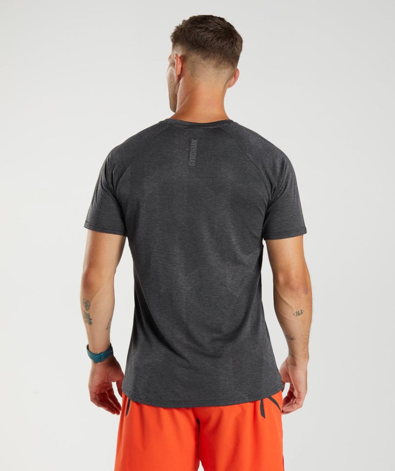 Gymshark Apex T-shirts Herren Schwarz | AT-29-QWTR