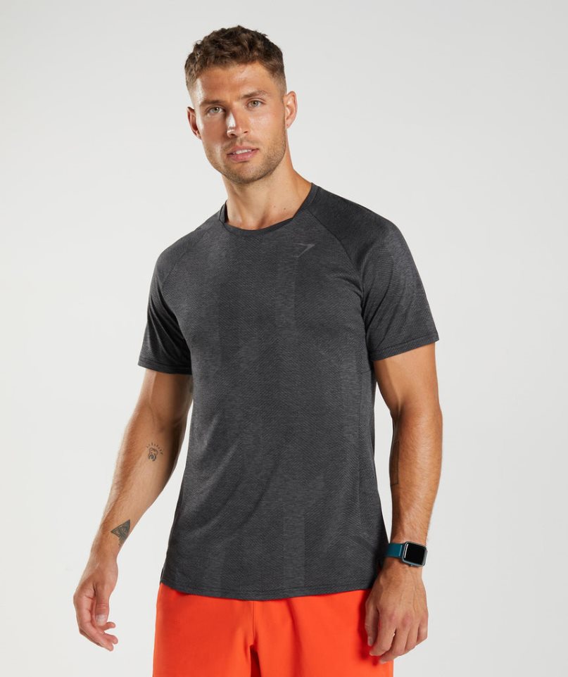 Gymshark Apex T-shirts Herren Schwarz | AT-29-QWTR