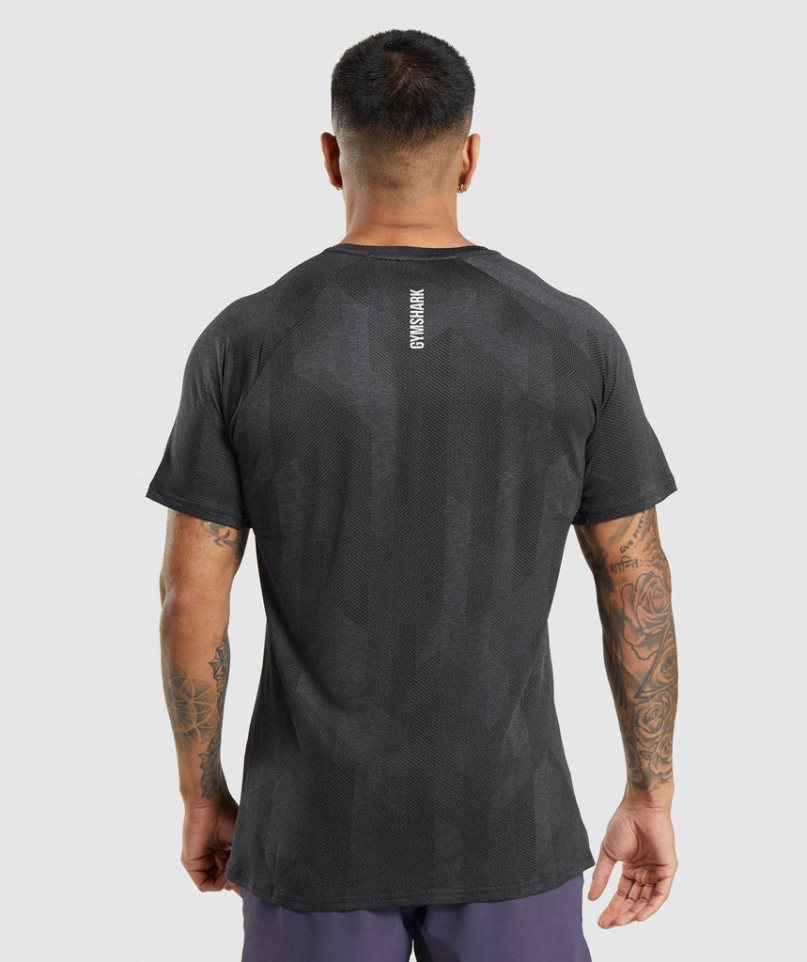 Gymshark Apex T-shirts Herren Schwarz | AT-36-WNCE