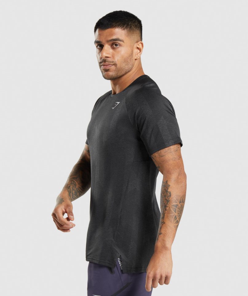 Gymshark Apex T-shirts Herren Schwarz | AT-36-WNCE