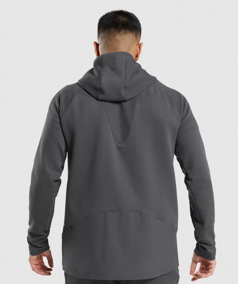 Gymshark Apex Technical Jacke Herren Dunkelgrau | AT-73-UKFI