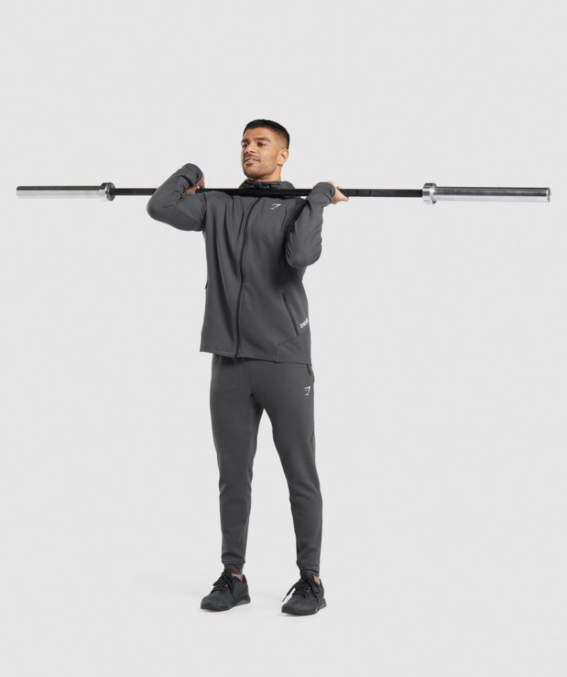 Gymshark Apex Technical Jacke Herren Dunkelgrau | AT-73-UKFI