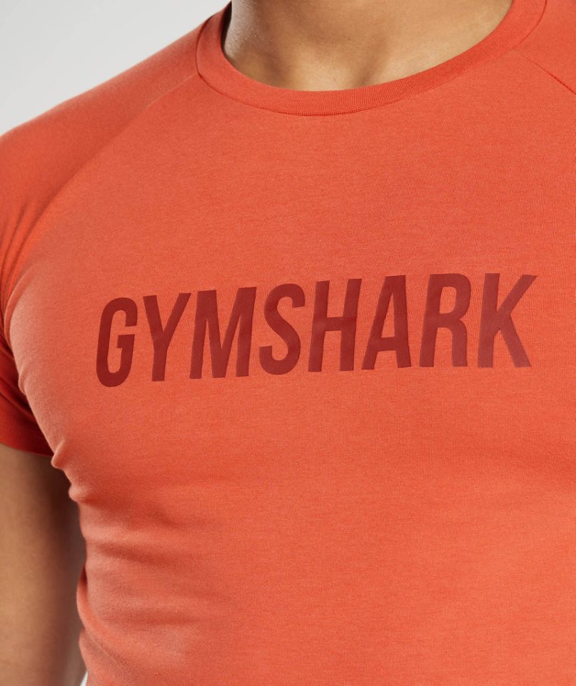 Gymshark Apollo T-shirts Herren Orange | AT-08-GKCL