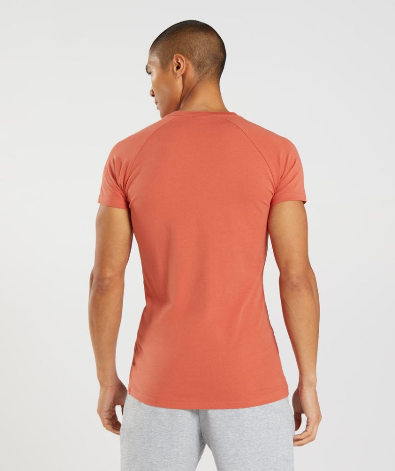 Gymshark Apollo T-shirts Herren Orange | AT-79-BUIY