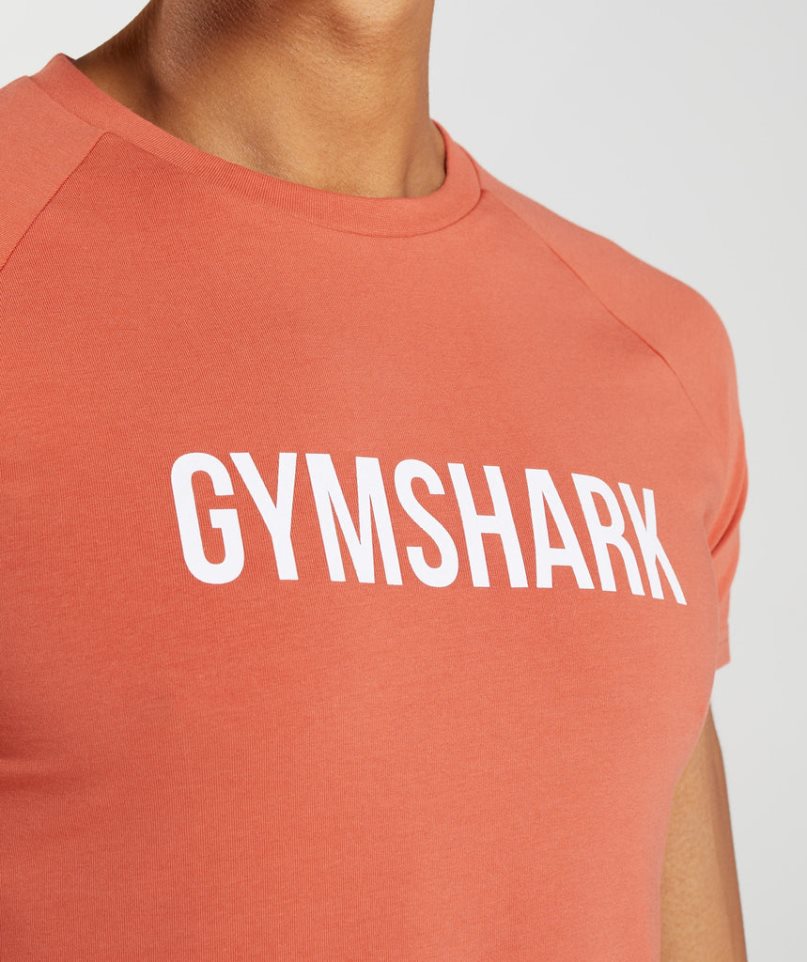 Gymshark Apollo T-shirts Herren Orange | AT-79-BUIY