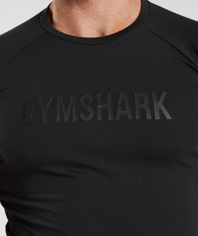 Gymshark Apollo T-shirts Herren Schwarz | AT-84-JCIQ