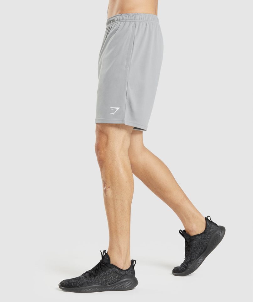 Gymshark Arrival Gestrickt Kurze Hose Herren Grau | AT-70-OZCA