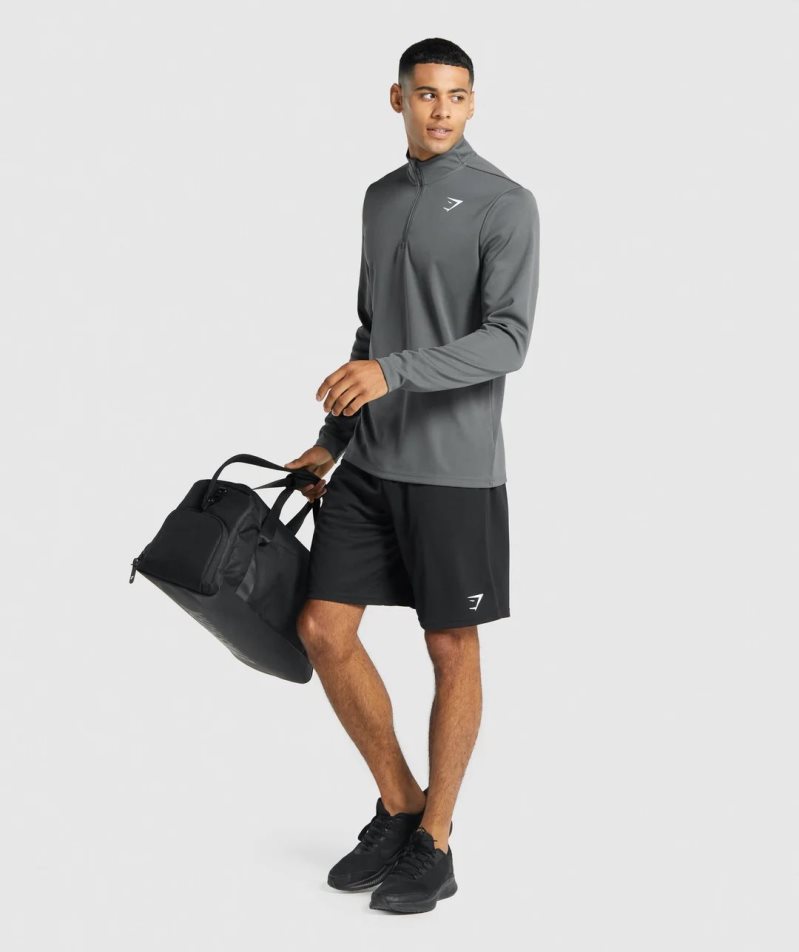 Gymshark Arrival Gestrickt Kurze Hose Herren Schwarz | AT-98-XZKA