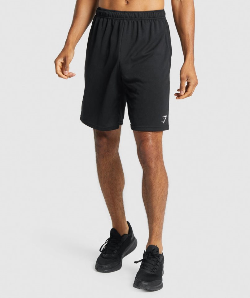 Gymshark Arrival Gestrickt Kurze Hose Herren Schwarz | AT-98-XZKA