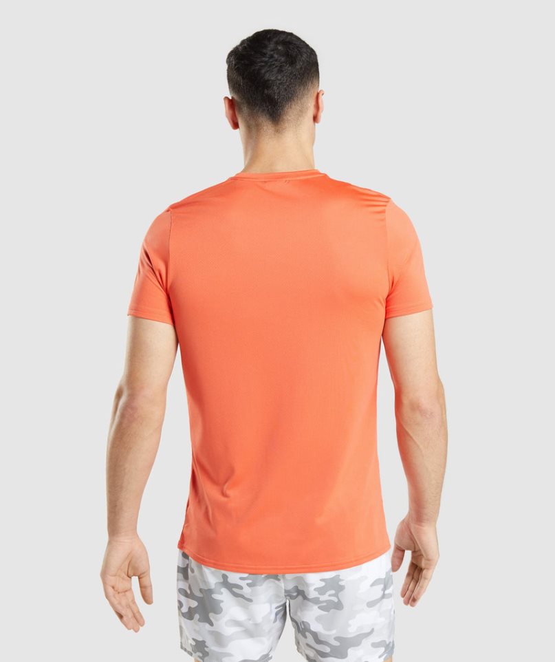 Gymshark Arrival Graphic T-shirts Herren Orange | AT-61-BUYC