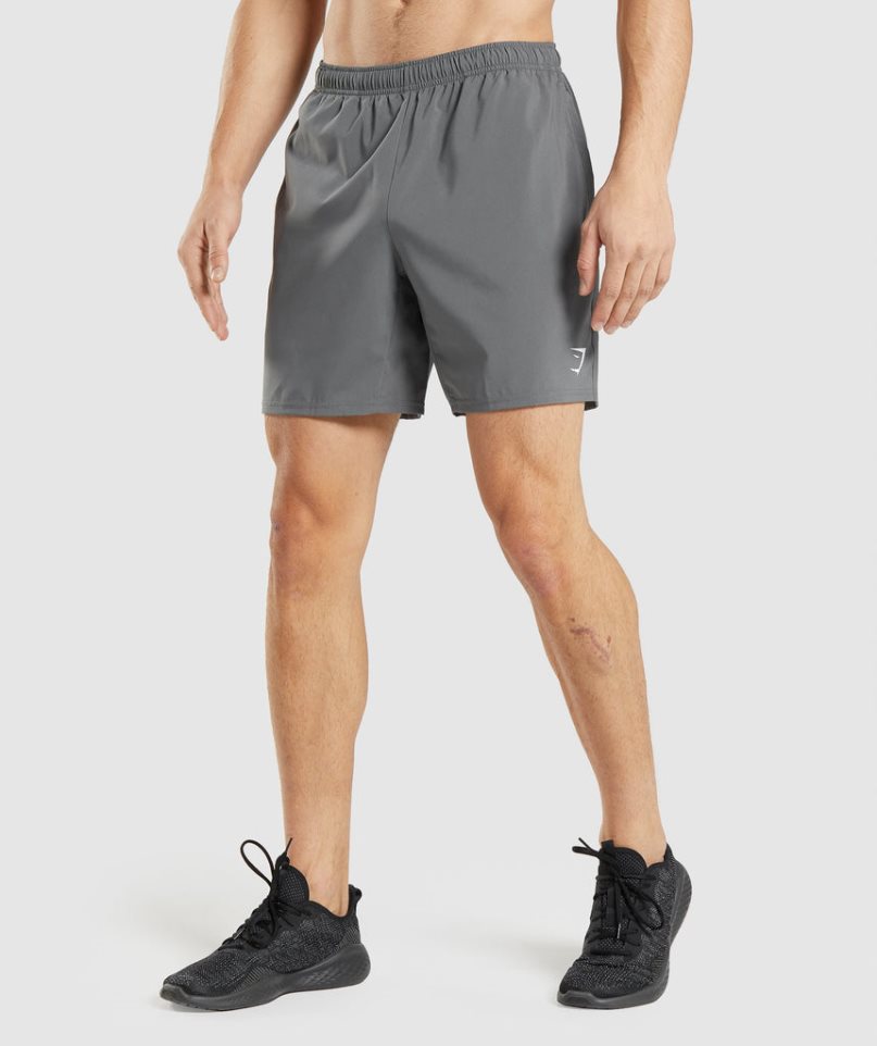 Gymshark Arrival Kurze Hose Herren Grau | AT-94-DEZC