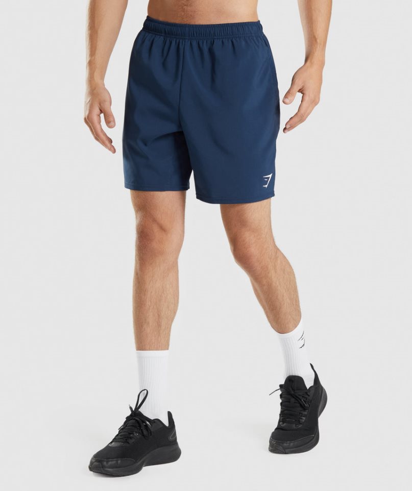 Gymshark Arrival Kurze Hose Herren Navy | AT-65-XQSD