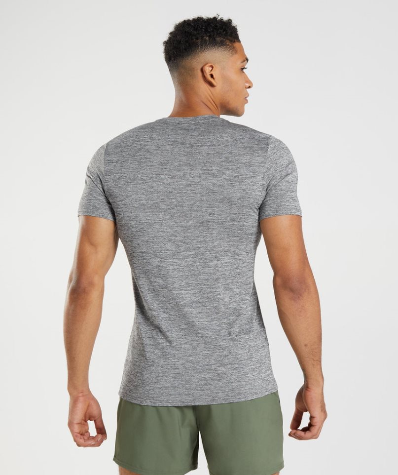 Gymshark Arrival Marl T-shirts Herren Grau | AT-26-ZHIM