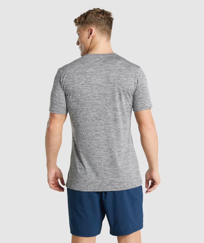 Gymshark Arrival Marl T-shirts Herren Grau | AT-48-PMWE