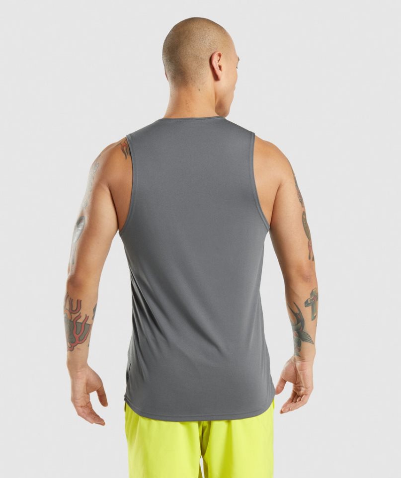 Gymshark Arrival Muskelshirt Herren Grau | AT-40-JBSC