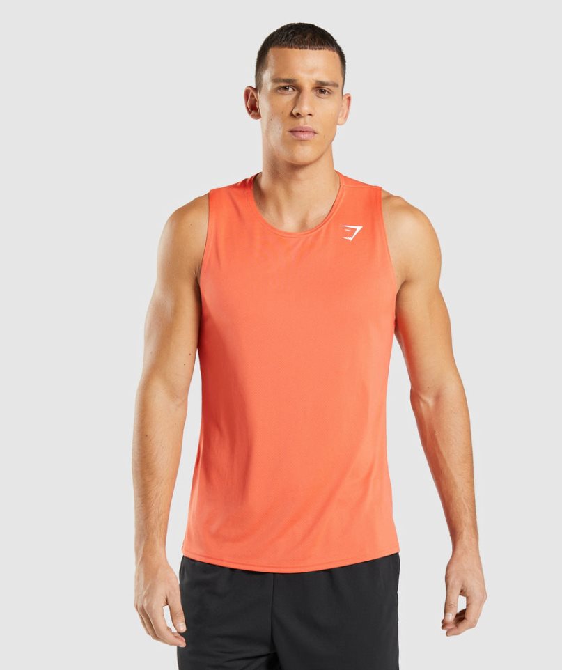 Gymshark Arrival Muskelshirt Herren Orange | AT-34-WEGX