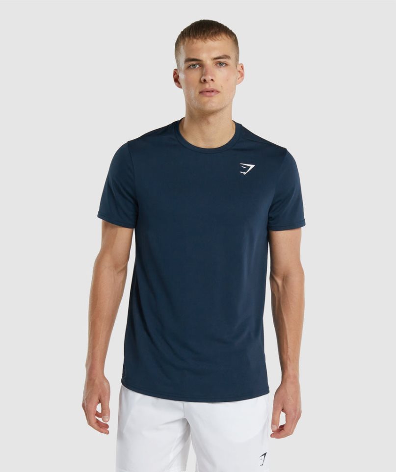 Gymshark Arrival Regular Fit T-shirts Herren Navy | AT-10-MFLA