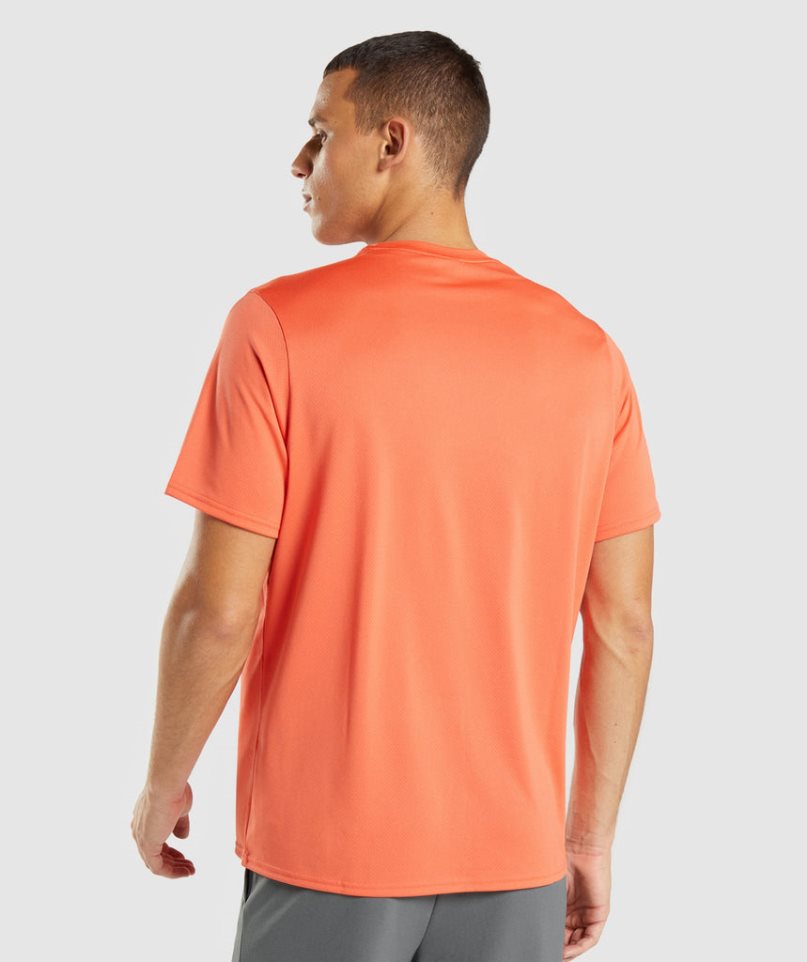 Gymshark Arrival Regular Fit T-shirts Herren Orange | AT-95-EDZX