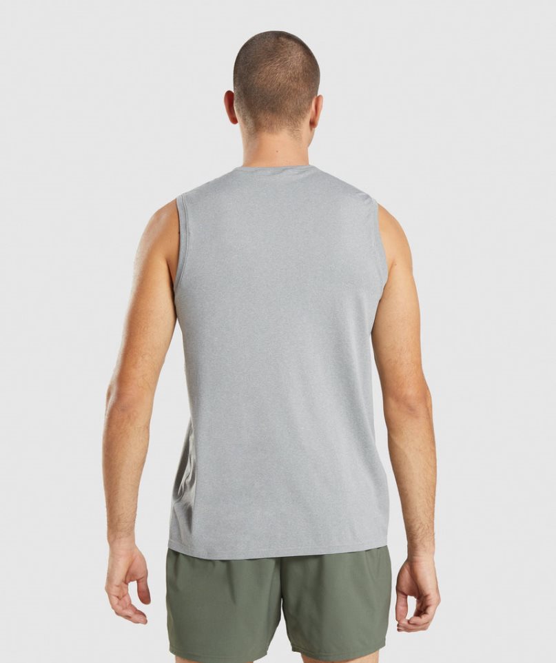 Gymshark Arrival Seamless Muskelshirt Herren Grau | AT-94-GFSQ