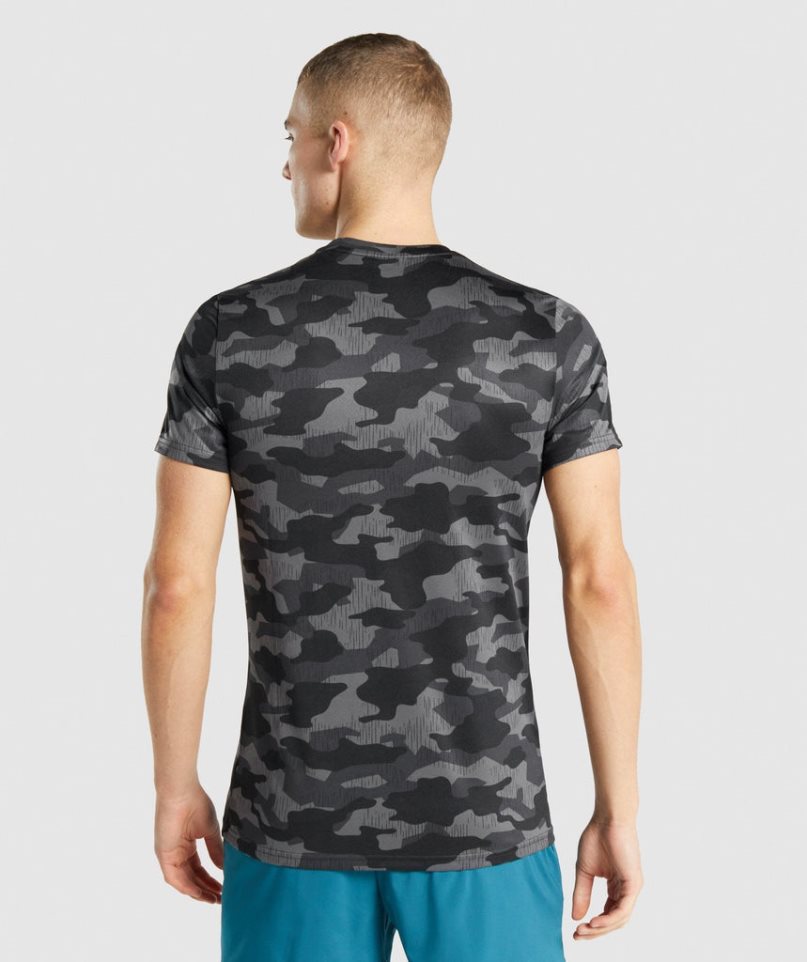 Gymshark Arrival T-shirts Herren Camouflage | AT-13-FAGH