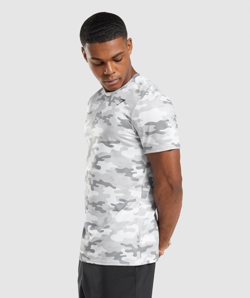 Gymshark Arrival T-shirts Herren Camouflage | AT-39-SXQK