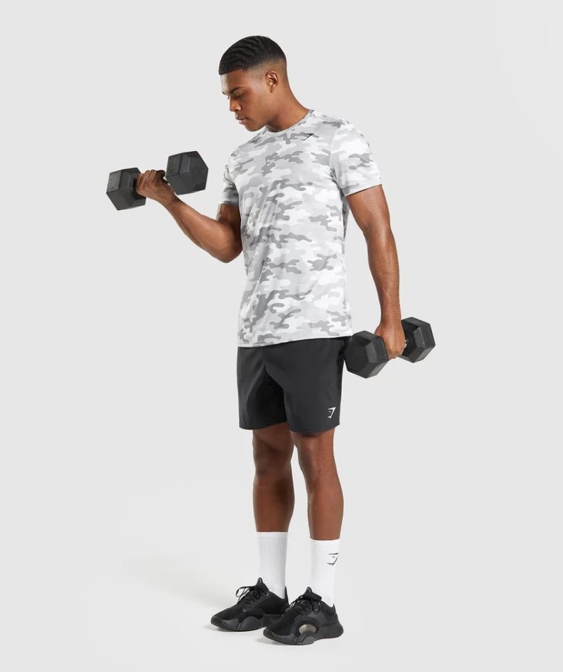 Gymshark Arrival T-shirts Herren Camouflage | AT-39-SXQK