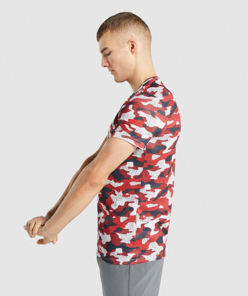 Gymshark Arrival T-shirts Herren Camouflage | AT-67-BCAW